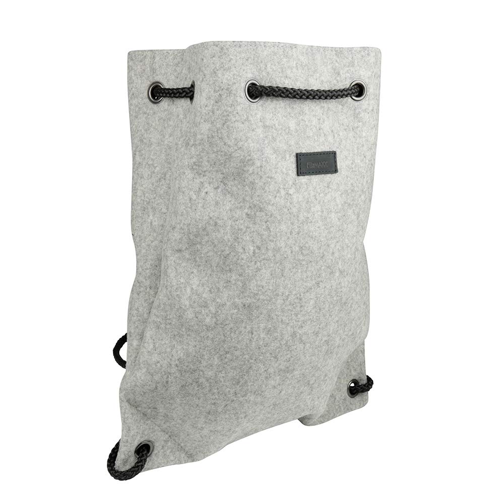 biozoyg-backpack-bobo-filz-rucksack-hellmeliert-35-x-43-x-12-cm-merinowolle image 1