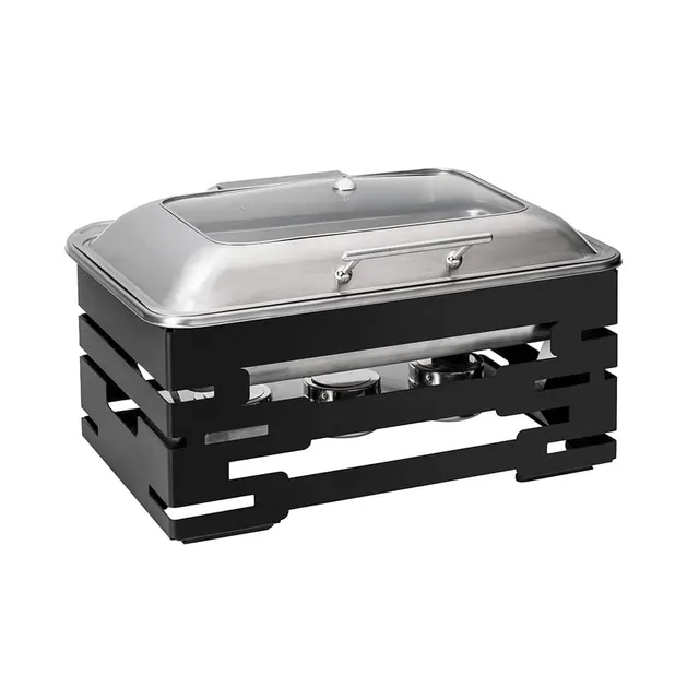 rosseto-sk062-multi-chef-black-chafer-10-zoll-mit-soft-closing-deckel image 1