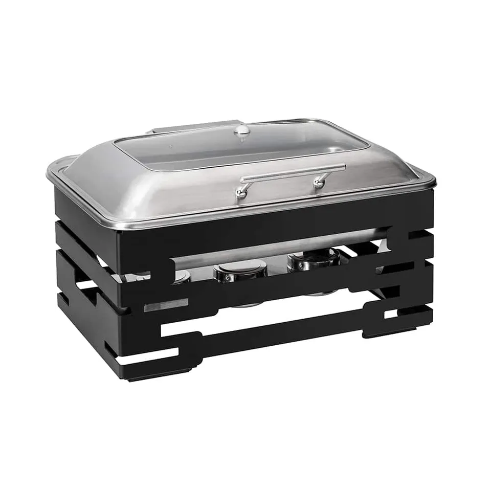 rosseto-sk062-multi-chef-black-chafer-10-zoll-mit-soft-closing-deckel image 1