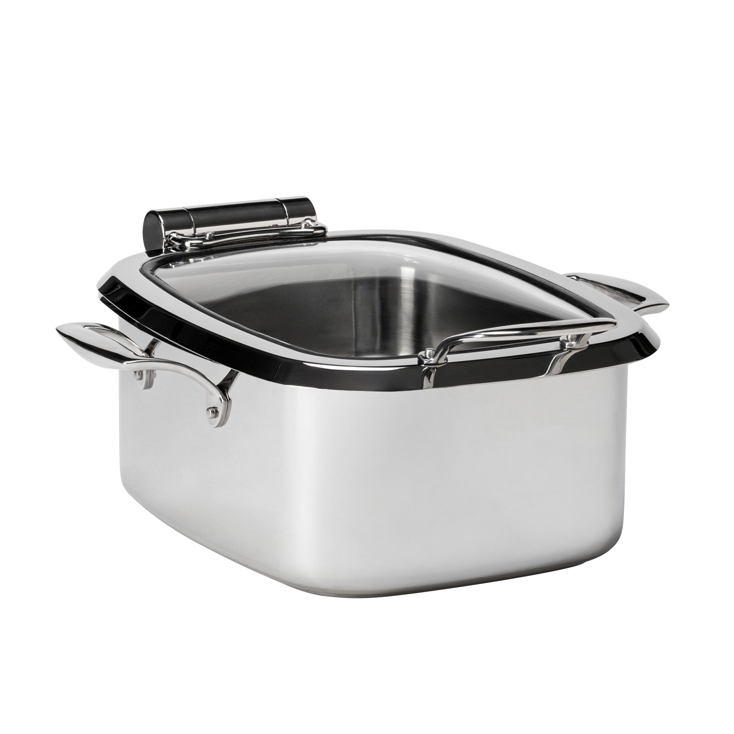 rosseto-le-dish-gwd295el-ch-eckiger-chafing-pot-chrom-4-2-qt image 5