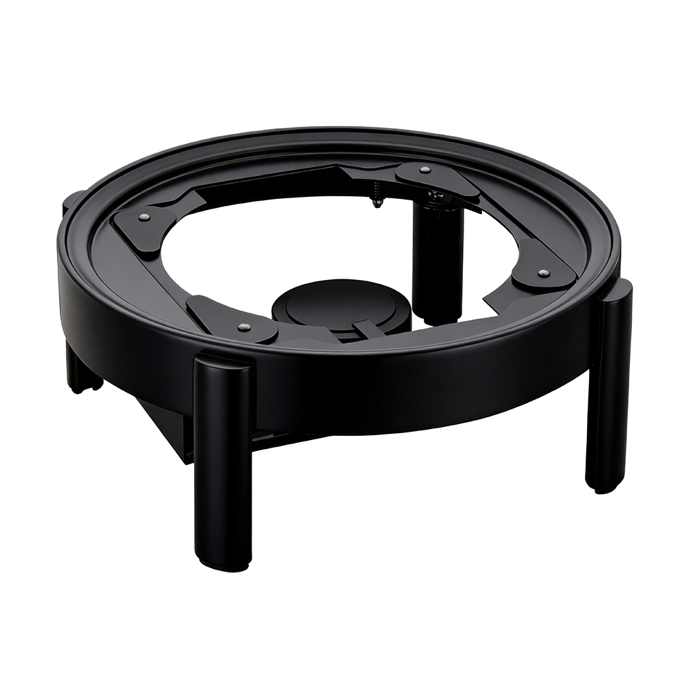 rosseto-vista-black-round-gestell-gw40esf-bk-mit-induktion-brennerhalter image 1