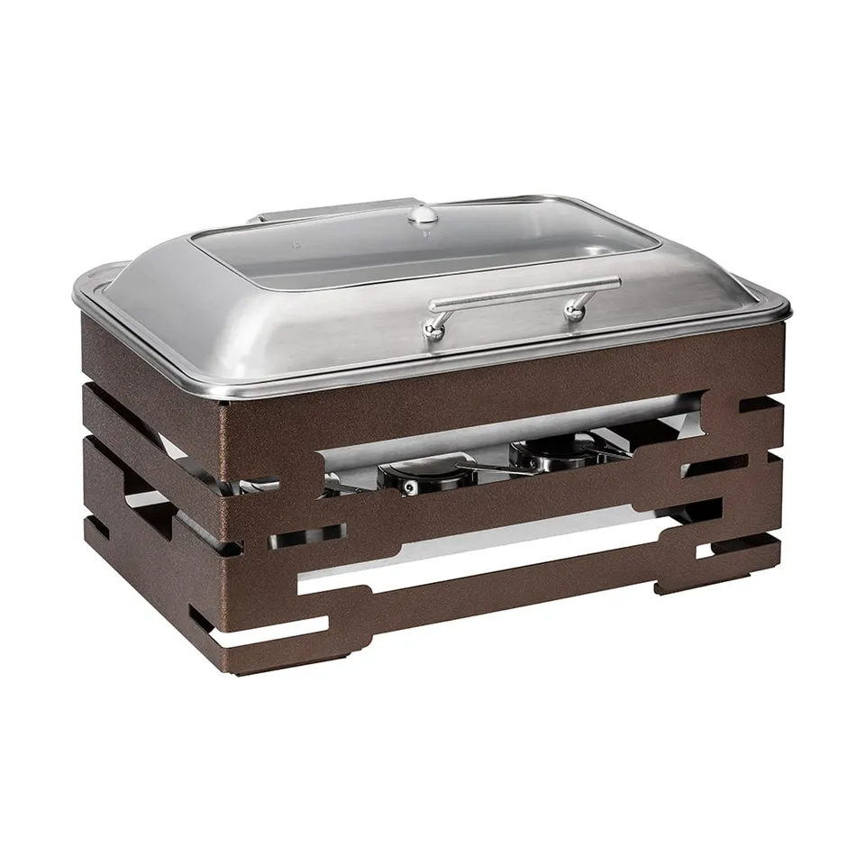 rosseto-multi-chef-sk063-10-zoll-bronze-chafing-dish-mit-soft-closing-deckel image 1