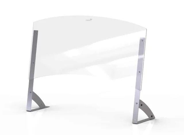 rosseto-avant-guarde-ag204-shield-serve-spuckschutz-48-zoll-mit-durchreiche image 1