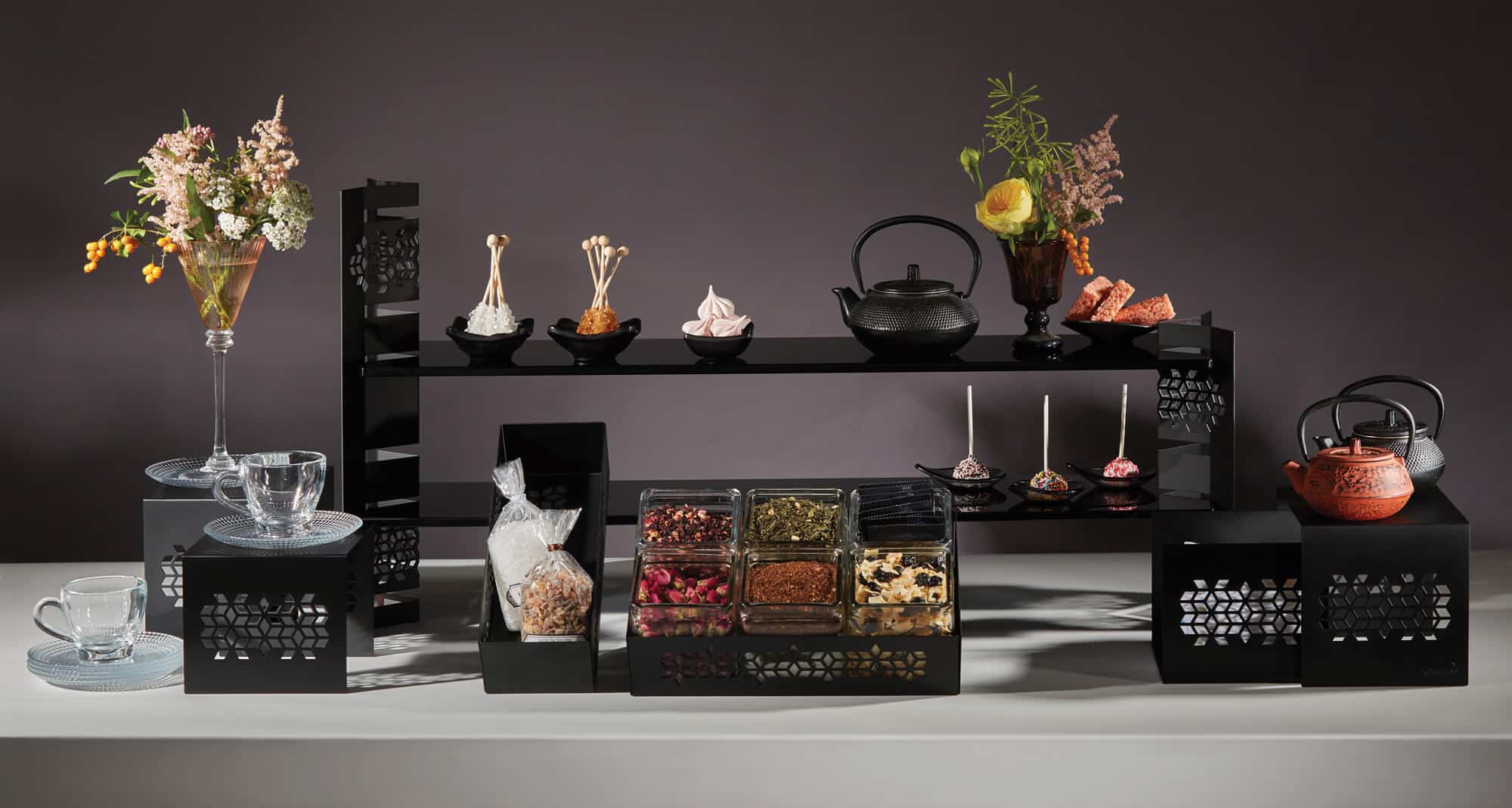 rosseto-mosaic-sk053-multi-chef-warmer-kit-schwarz-matt-10-zoll-mit-brenner-und- image 2