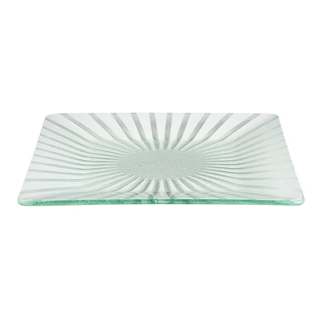 rosseto-kalderon-stelo-gls033w-glasplatte-eckig-wei-35-5-cm image 1