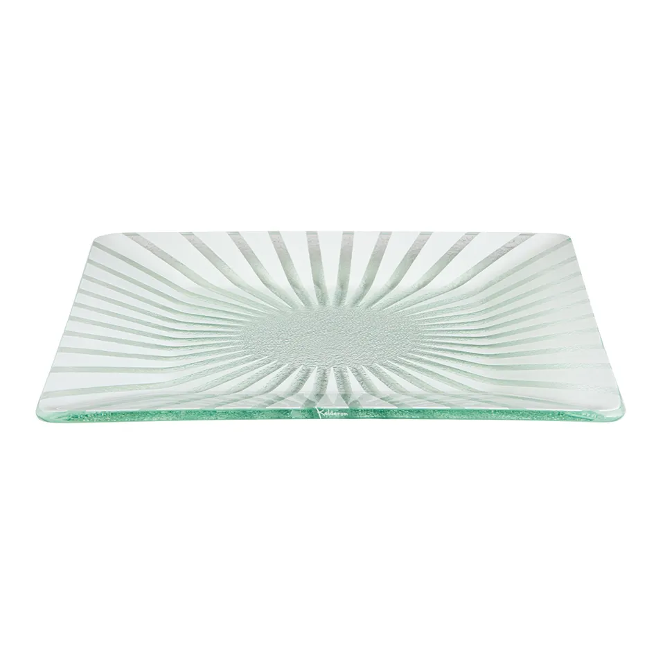 rosseto-kalderon-stelo-gls033w-glasplatte-eckig-wei-35-5-cm image 1