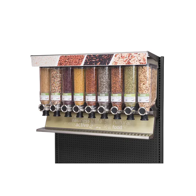 rosseto-black-natural-foods-shelf-kit-sd3232-mit-9-ds101-spendern image 1