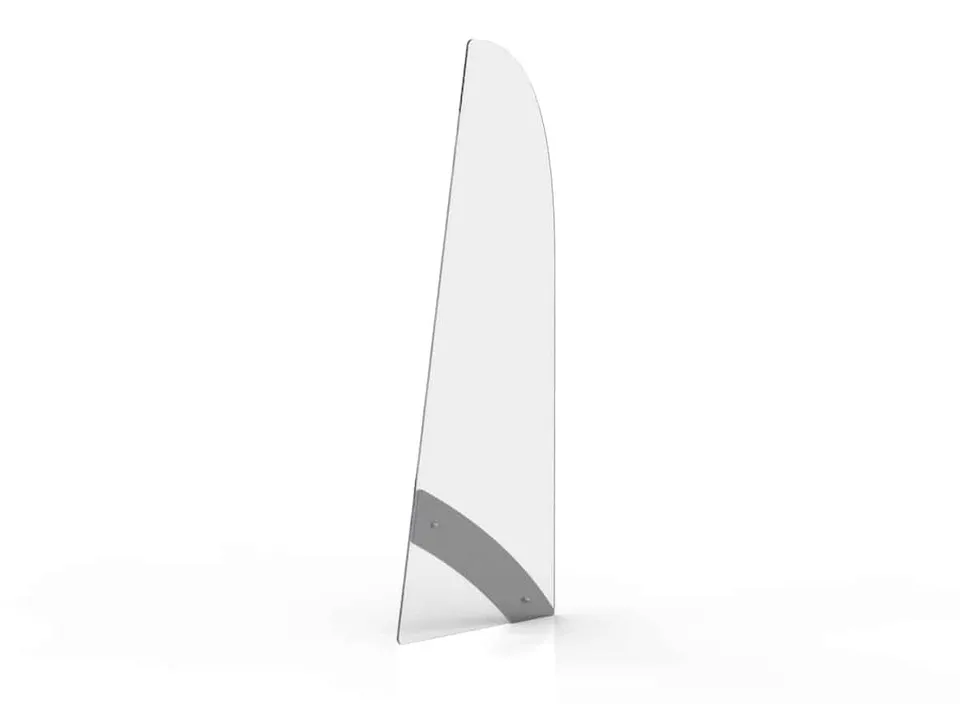 rosseto-avant-guarde-ag205-shield-serve-spuckschutz-seitenwand-klar image 1