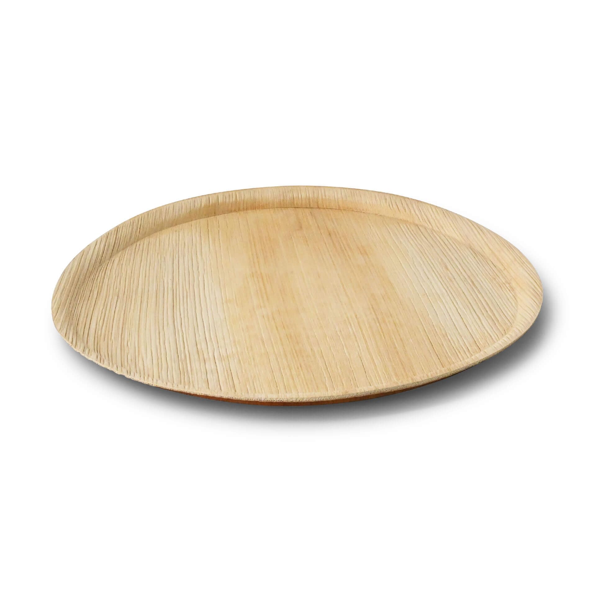 biozoyg-pizzateller-aus-palmblatt-rund-25-cm-25-st-ck-mit-rand image 2