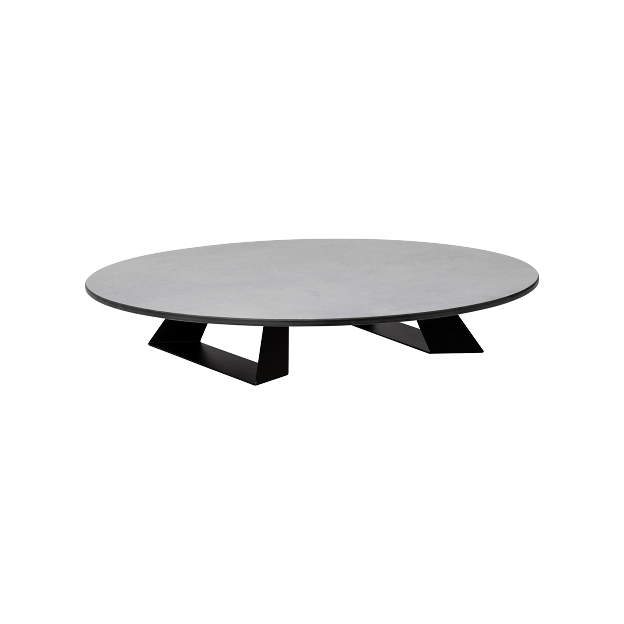 rosseto-alto-hplrs10-buffet-riser-rund-51-cm-betongrau-mit-schwarzen-f-en image 1