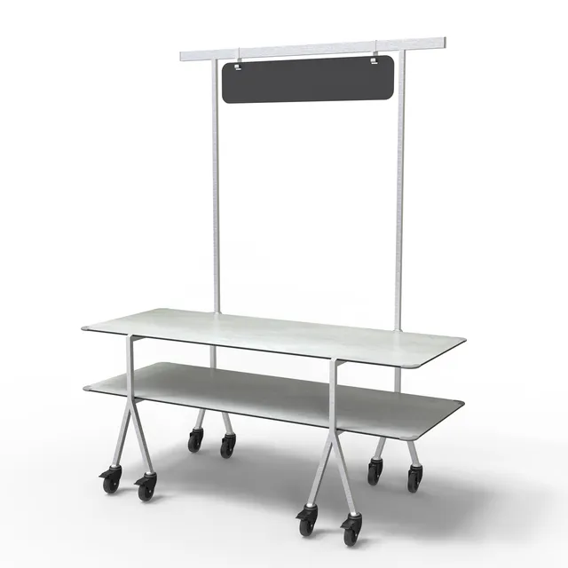 rosseto-modulite-mt-2003cgsw-2-level-buffet-tisch-set-concrete-gray-chalkboard-e image 1