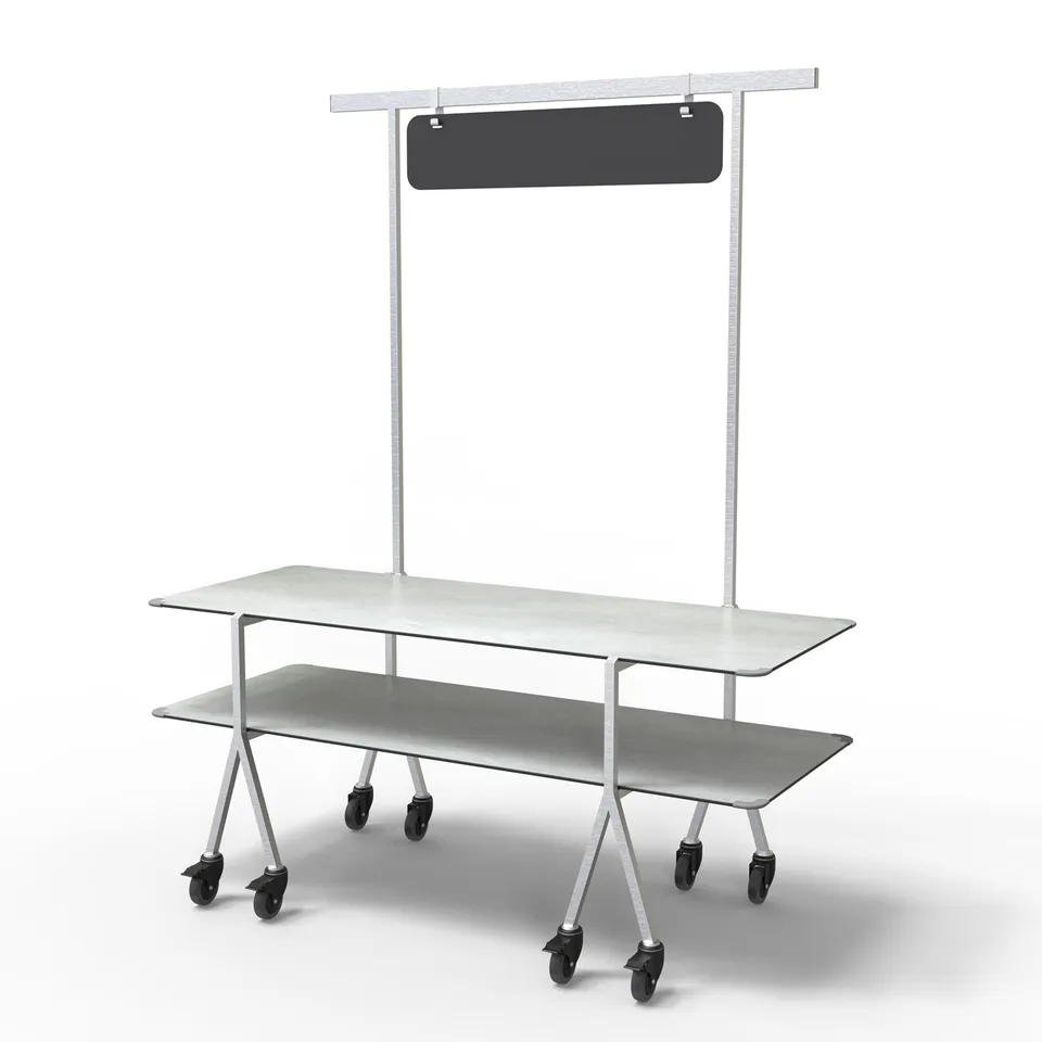 rosseto-modulite-mt-2003cgsw-2-level-buffet-tisch-set-concrete-gray-chalkboard-e image 1