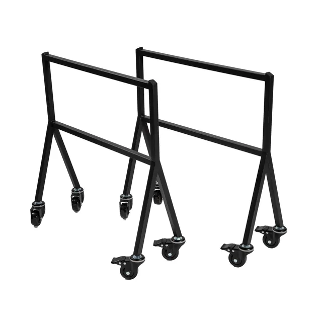 rosseto-modulite-mt-bklegw-tischbein-set-schwarz-mit-rollen-2-tlg image 1