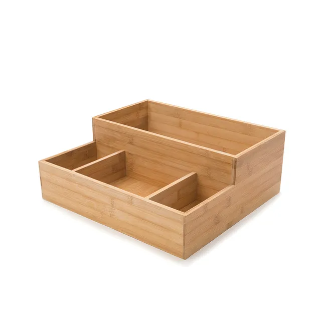 rosseto-large-condiment-natural-bamboo-tray-bakery-block-bd109 image 1