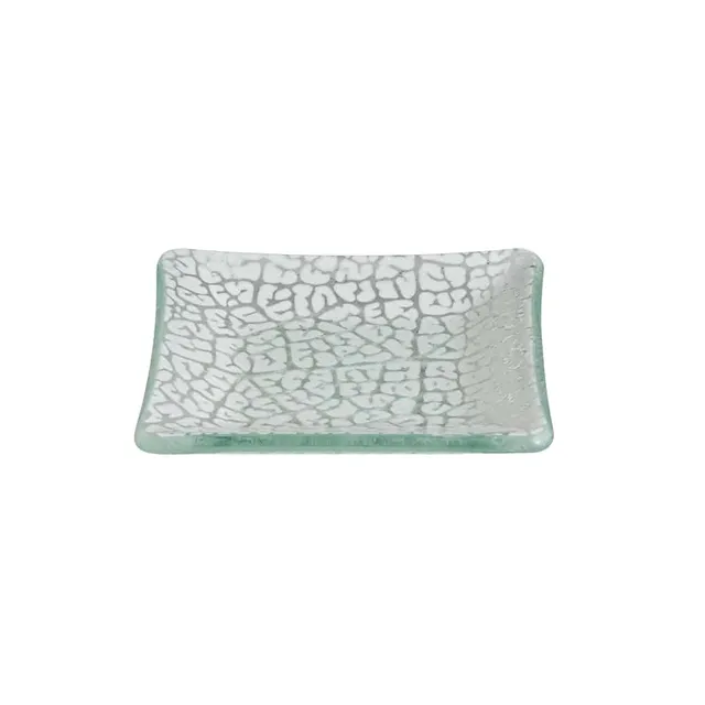 rosseto-kalderon-foglia-white-mini-quadrat-glas-teller-12er-set-gls058w image 1
