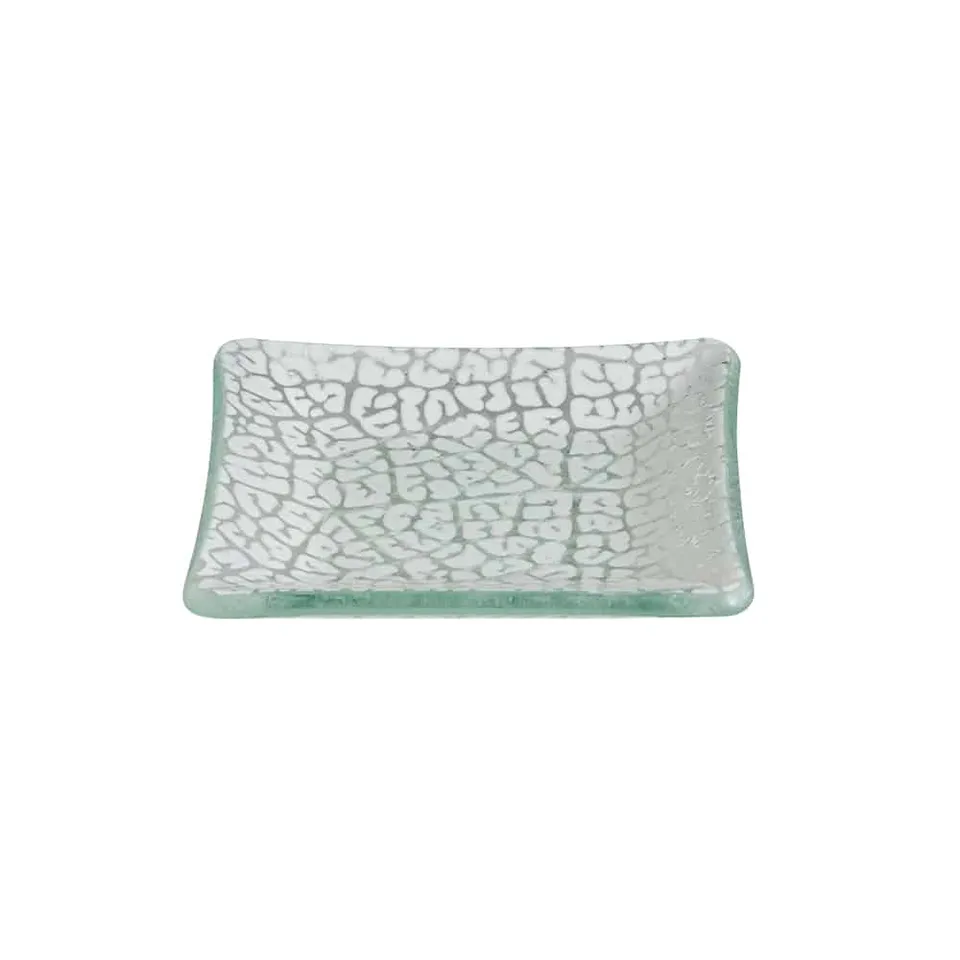rosseto-kalderon-foglia-white-mini-quadrat-glas-teller-12er-set-gls058w image 1