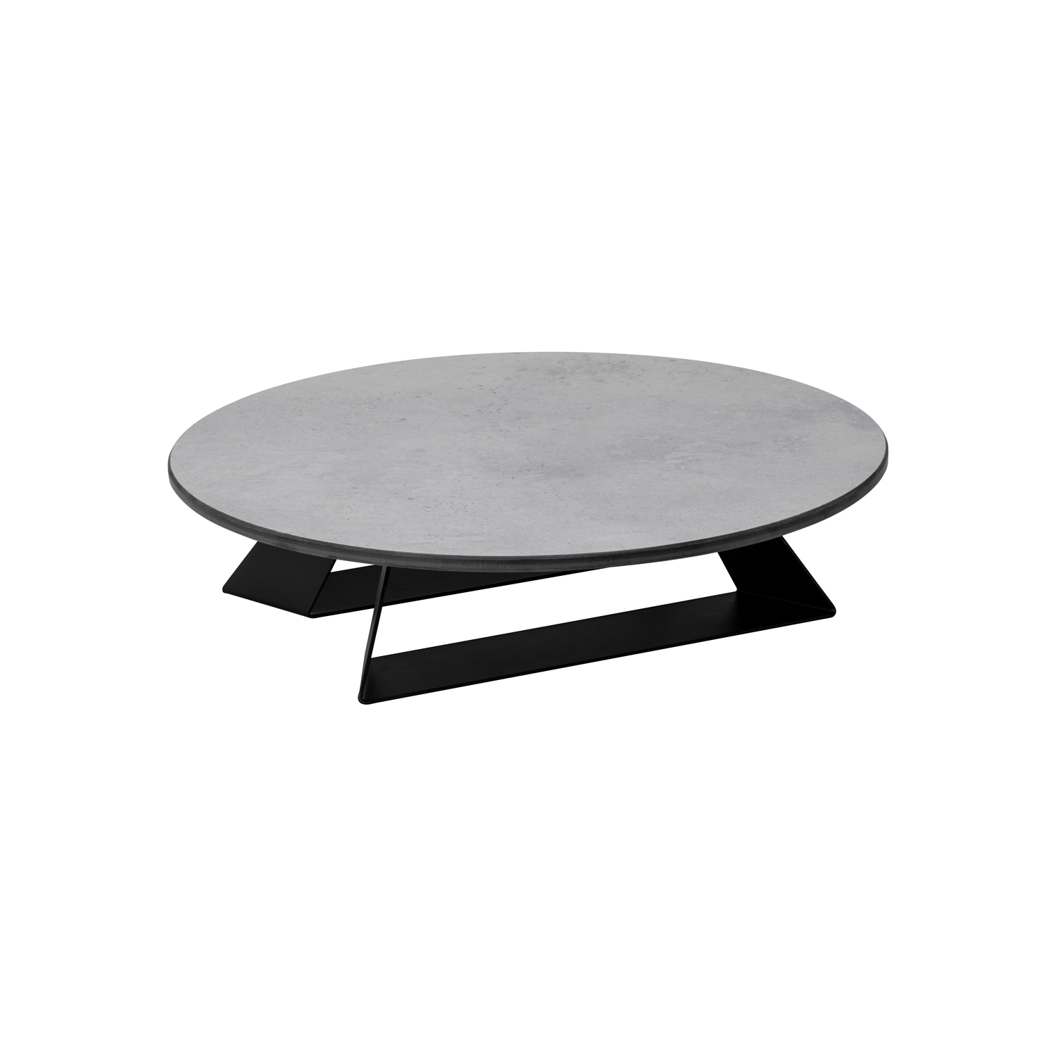 rosseto-alto-hpl-riser-rund-14-zoll-betongrau-hplrs14 image 1