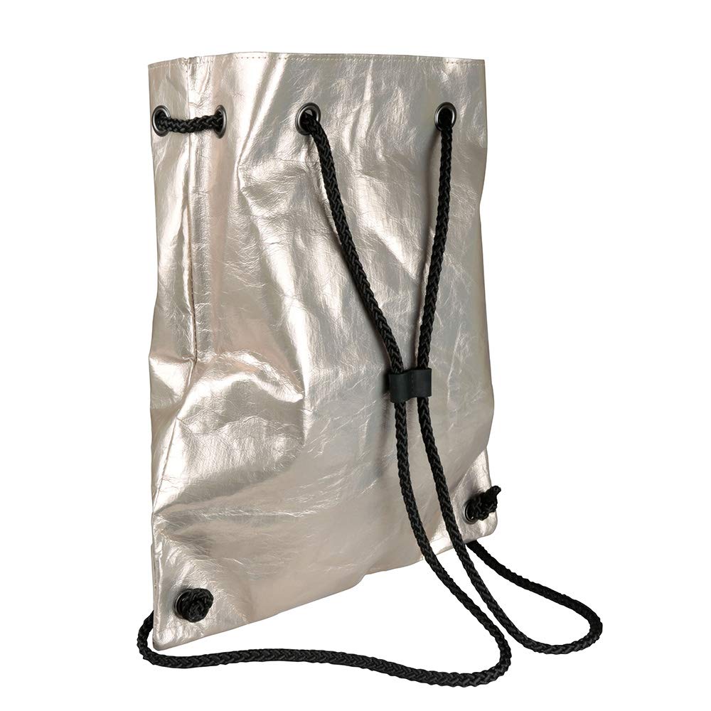 papyrmaxx-backpack-bob-metallic-platinum-rucksack-sportbeutel-aus-waschbarem-pap image 3