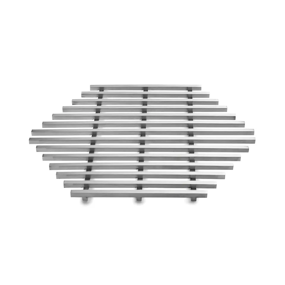rosseto-honeycomb-sm224-medium-track-grill-aus-edelstahl image 1