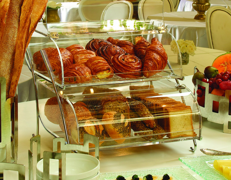 rosseto-bk020-bakery-display-2-st-ckig-klar-acryl-mit-messing-drahtgestell image 2