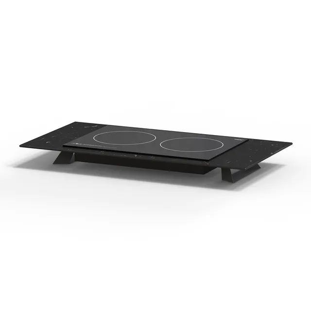 rosseto-alto-hplrsi102-induktions-riser-34-8-zoll-black-marble image 1