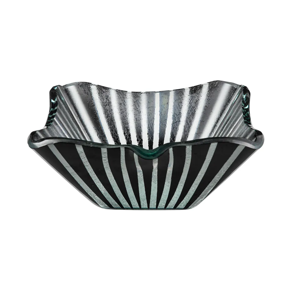 rosseto-kalderon-stelo-gls040b-glasschale-25cm-schwarz-2er-set image 1