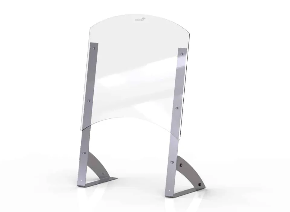 rosseto-ag206-avant-guarde-shield-serve-buffet-spuckschutz-24-zoll-klar image 1