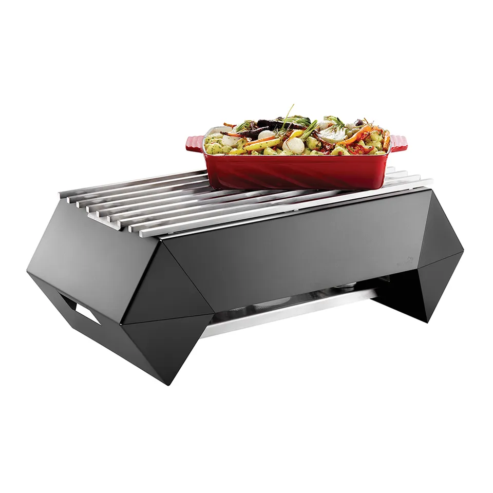 rosseto-diamond-multi-chef-sk046-set-6-tlg-10-zoll-mit-brenner-und-grill image 1