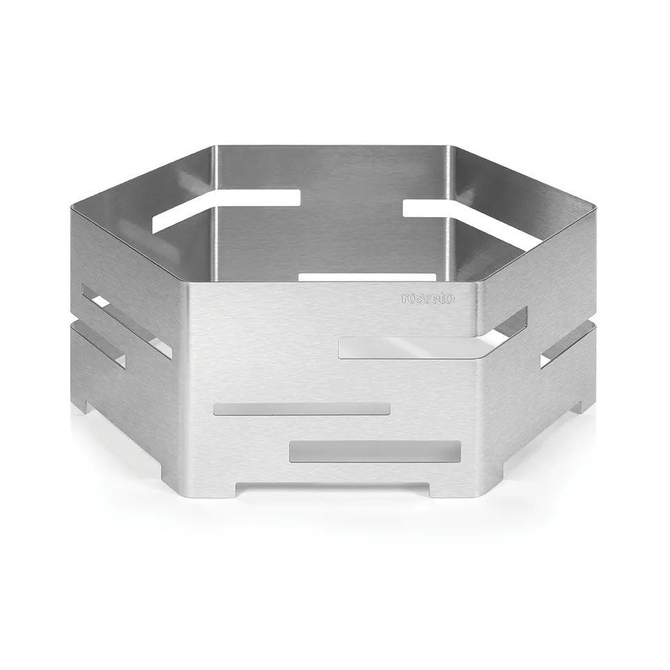 rosseto-18-zoll-hexagon-buffet-riser-sm118-edelstahl image 1