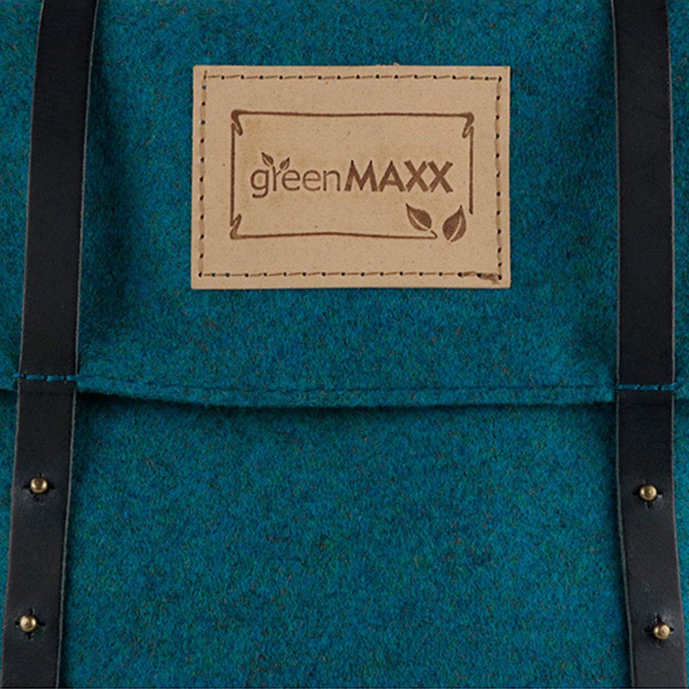 biozoyg-sansa-pet-filz-rucksack-shopper-26x38x8-cm-petrol image 5