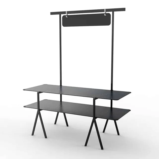 rosseto-modulite-mt-2004bmb-2-ebenen-set-black-marble-chalkboard image 1
