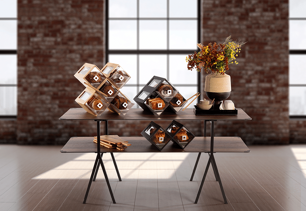 rosseto-bk300-triple-bamboo-honeycomb-bakery-mit-schublade image 2