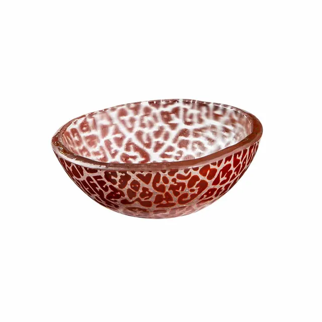 rosseto-kalderon-foglia-mini-glasschale-cognac-12er-set-gls056c image 1
