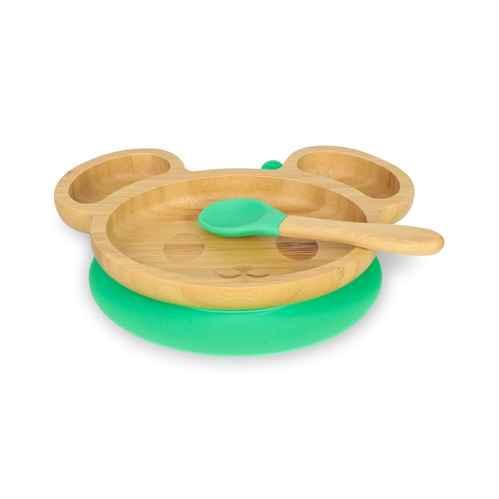 biozoyg-bambusteller-maus-set-mit-saugnapf-und-l-ffel image 1