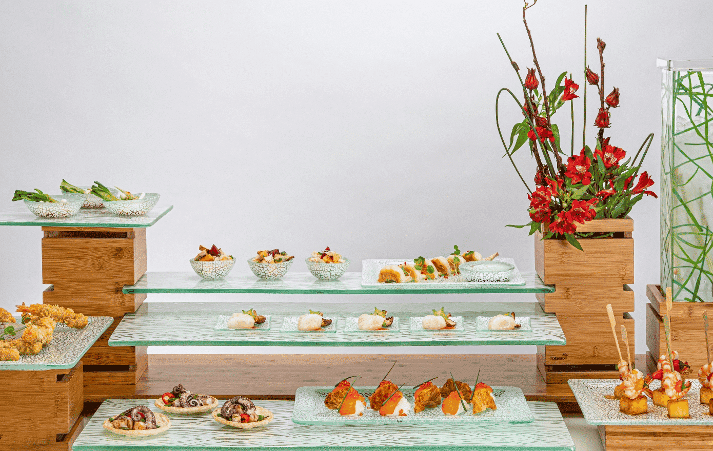 rosseto-zen-display-riser-buffet-riser-f-r-cocktails-vegane-h-ppchen image 1