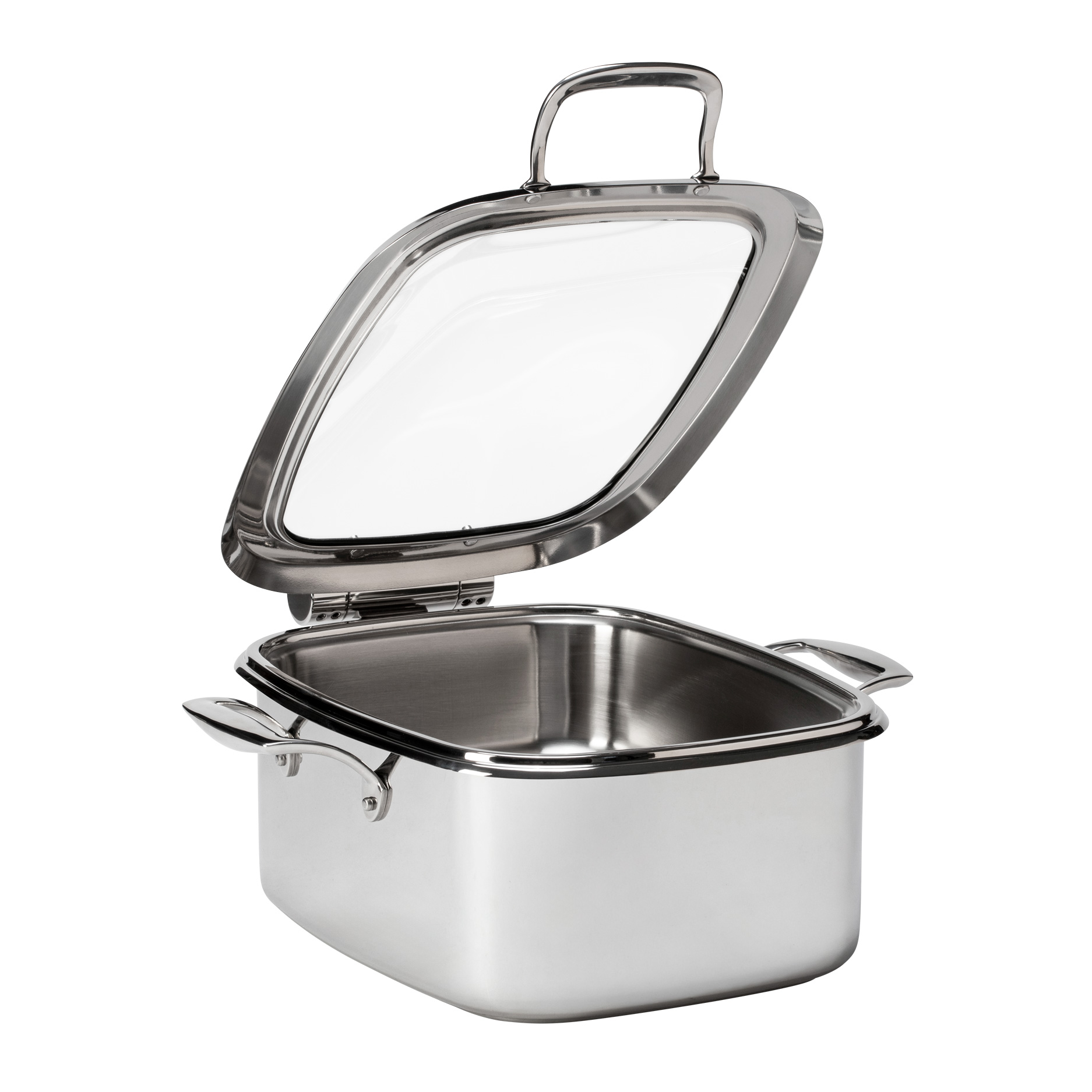 rosseto-le-dish-gwd295el-ch-eckiger-chafing-pot-chrom-4-2-qt image 1