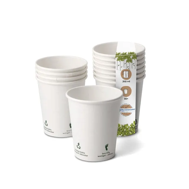 biozoyg-kaffeebecher-pappe-wei-200ml-8oz-80mm-50-st-ck image 1
