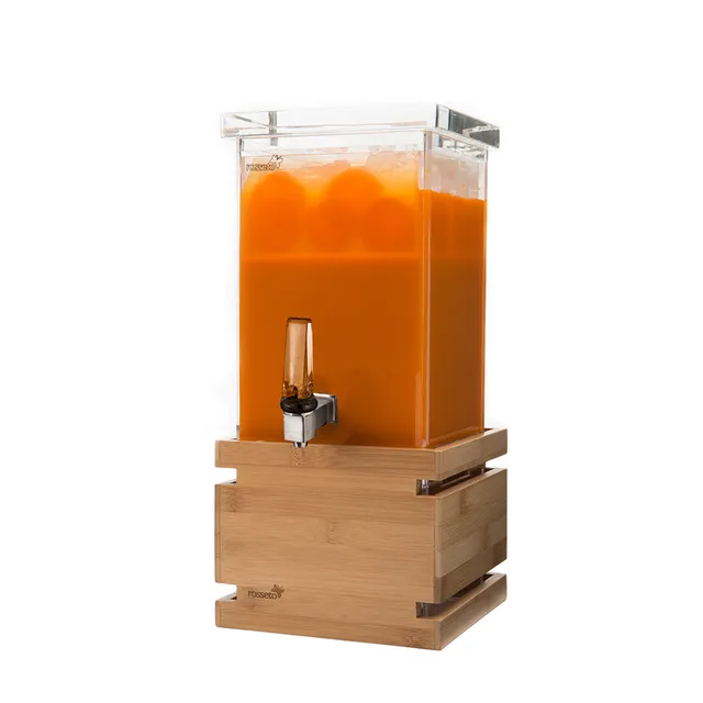 rosseto-ld116-getr-nkespender-1-gallone-bambus-basis-rechteckig image 1
