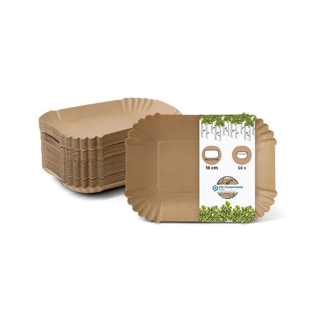 biozoyg-pappschalen-eckig-18-x-13-x-3-cm-braun-50-st-ck image 1