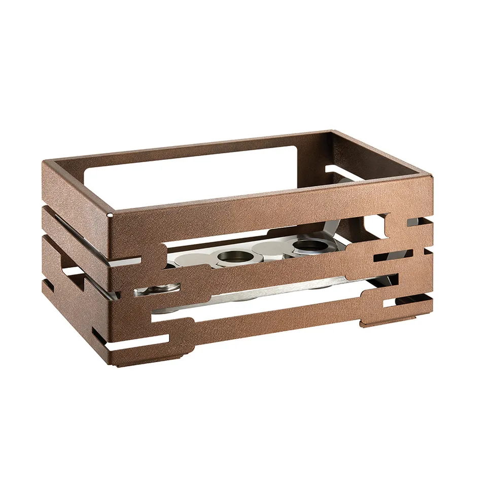 rosseto-multi-chef-sm307-chafing-dish-10-zoll-bronze-3-brenner image 1