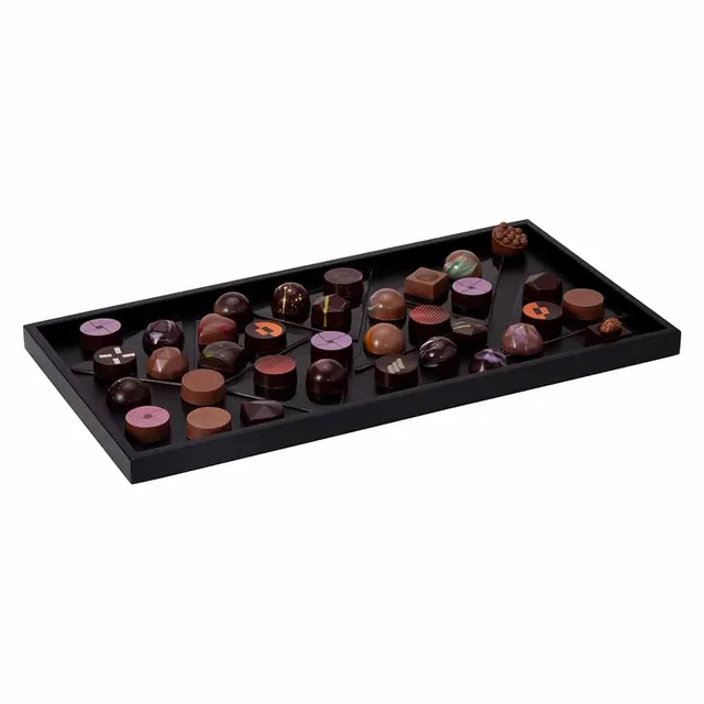 rosseto-skyrize-rbls200-mittleres-rechteck-bambus-shelf-schwarz image 1