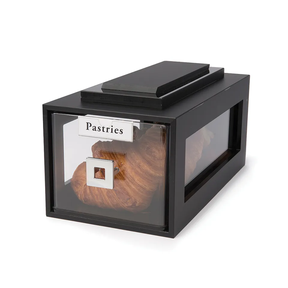 rosseto-bakery-block-bd111-schublade-schwarz-matt-klein image 1