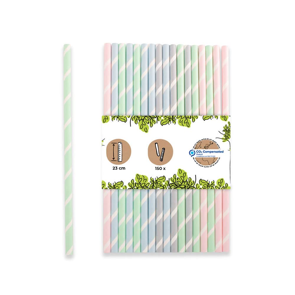 biozoyg-papier-jumbo-strohhalme-23-cm-pastell-gestreift-0-8-cm-150-st-ck image 1