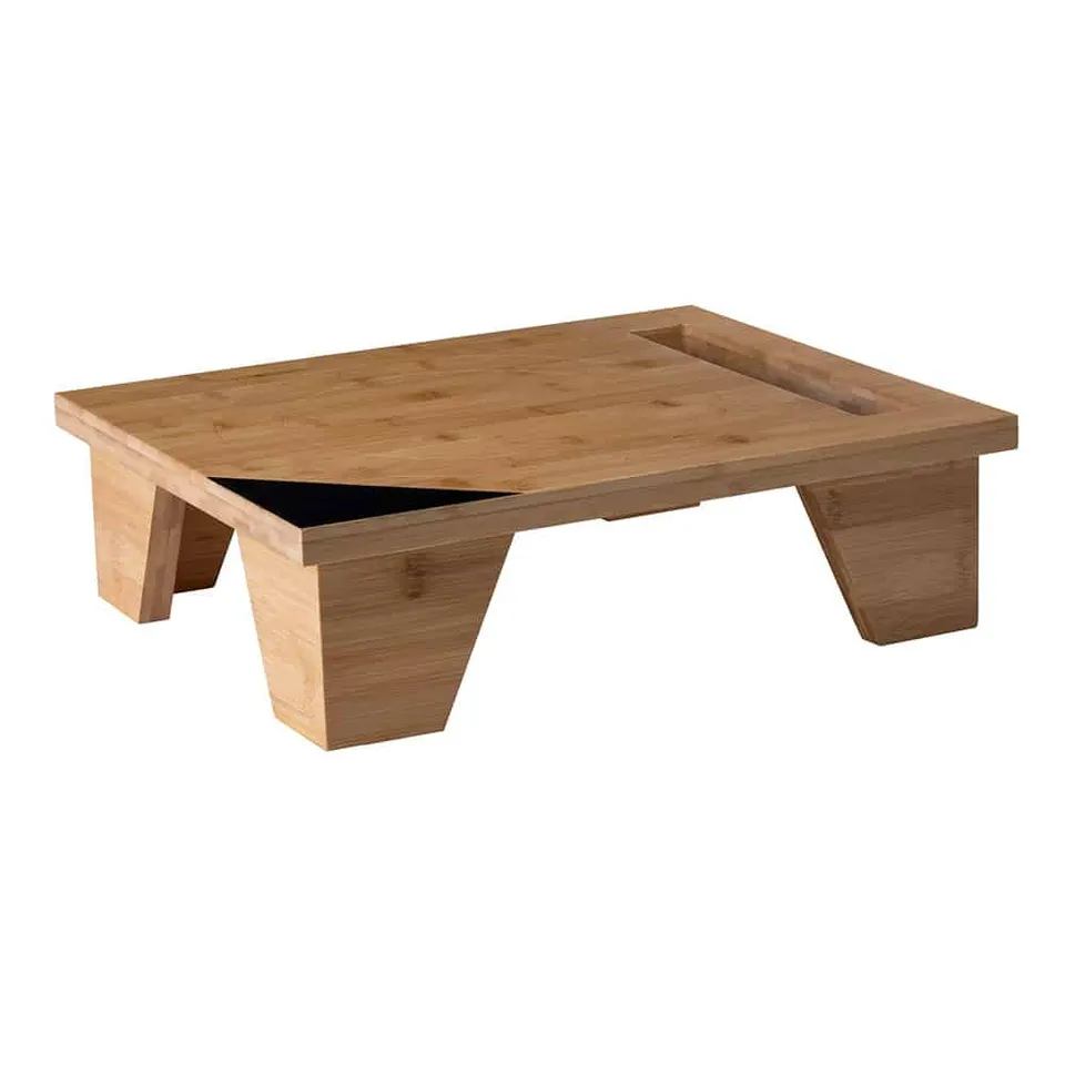 rosseto-cwbs-bambus-topfst-nder-mit-deckelhalter-und-kreidetafel image 1