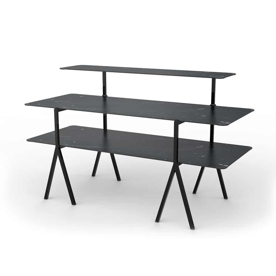 rosseto-modulite-mt-100bm-tischplatte-rechteckig-hpl-black-marble image 4