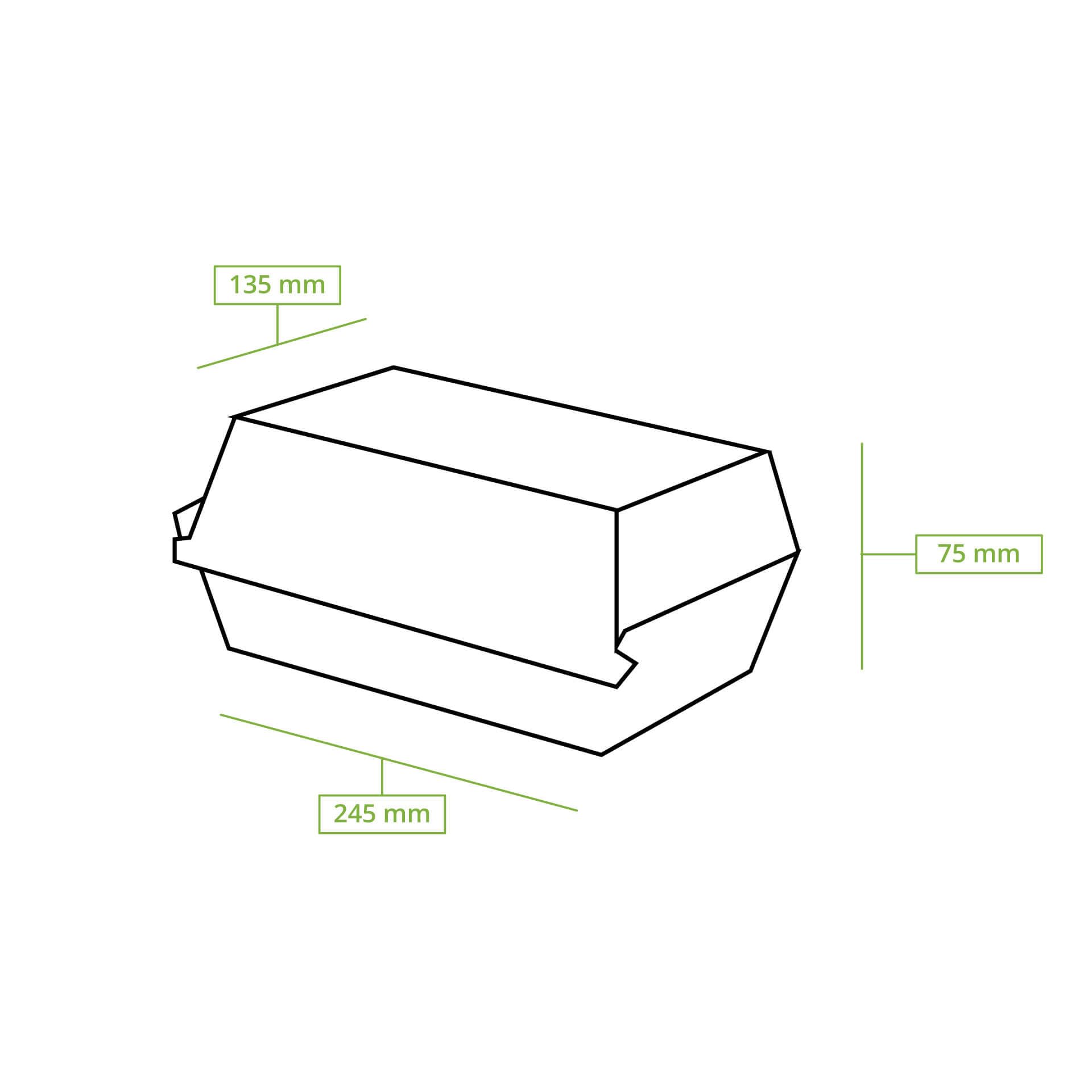 biozoyg-take-away-burger-box-13-x-24-8-x-7-5-cm-braun-wei-200-st-ck image 5