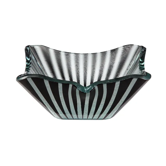 rosseto-kalderon-stelo-gls041b-7-zoll-eckige-schwarze-glasschale-handgemacht-6er image 1