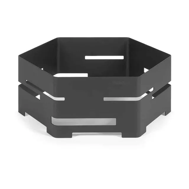 rosseto-sm135-hexagon-buffet-riser-18-zoll-schwarz-matt-stahl image 1