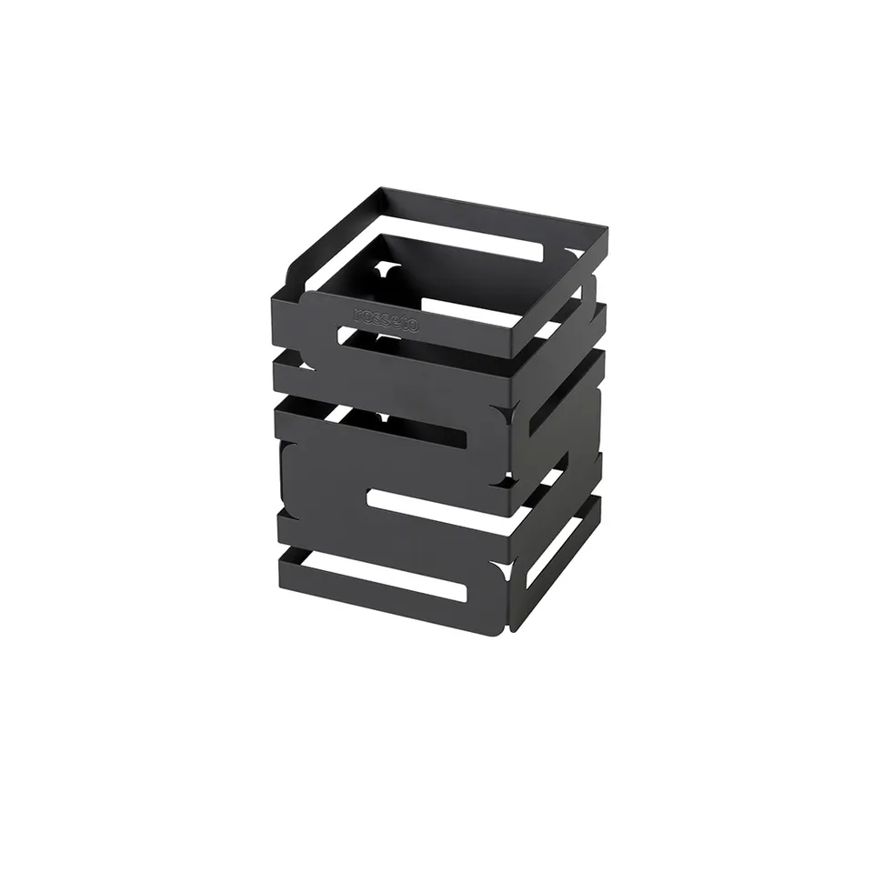 rosseto-skycap-d623rb-multi-level-riser-8-schwarz-matt-stahl-quadratisch image 1