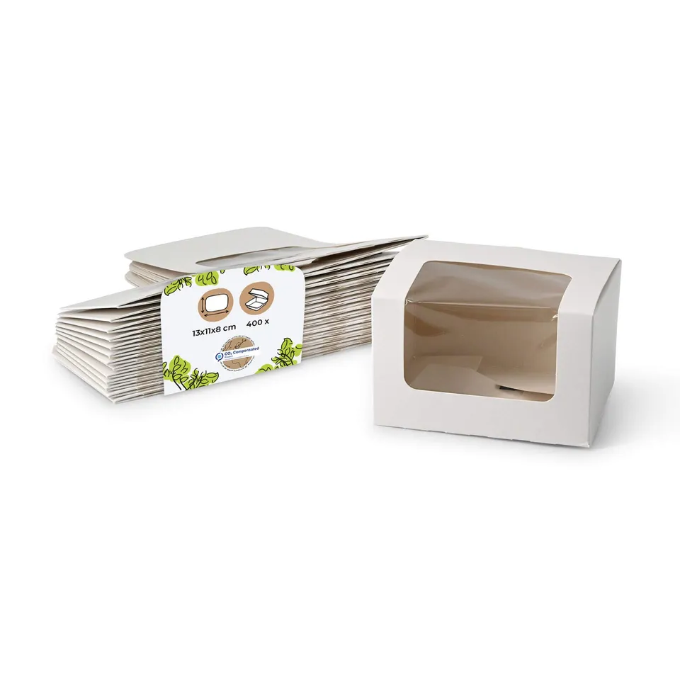 biozoyg-cupcake-box-patisserie-schachtel-13x11-cm-8-cm-hoch-mit-sichtfenster-400 image 1